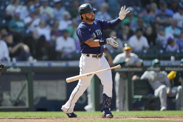 J.P. Crawford takes Justin Verlander wayyyyyy deep! (The Mariners have come  out swinging!) 