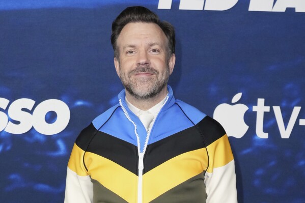 Jason Sudeikis arrives at the season three premiere of "Ted Lasso" on Tuesday, March 7, 2023, at Regency Village Theatre in Los Angeles. (Photo by Jordan Strauss/Invision/AP, File)