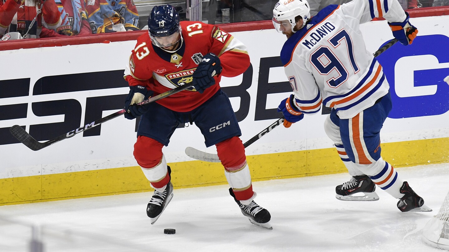 Les Oilers d’Edmonton échouent face au sang-froid des Panthers de la Floride expérimentés et abandonnent le premier match de la finale de la Coupe