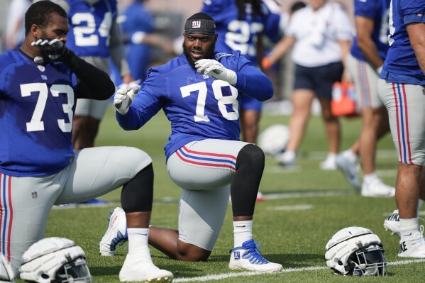 Giants offensive line seemingly more unsettled than before camp