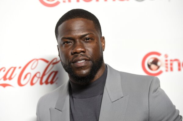 
              FILE - In this April 4, 2019 file photo, Kevin Hart, recipient of the CinemaCon international star of the year award, poses at the Big Screen Achievement Awards at Caesars Palace in Las Vegas.Kim Kardashian West isn't the only celebrity speaking out for prison reform. It's a topic that was also very important to slain rapper Nipsey Hussle, and to Common, Hart and a host of others who consider the criminal justice system often unfair and dehumanizing. (Photo by Chris Pizzello/Invision/AP, File)
            