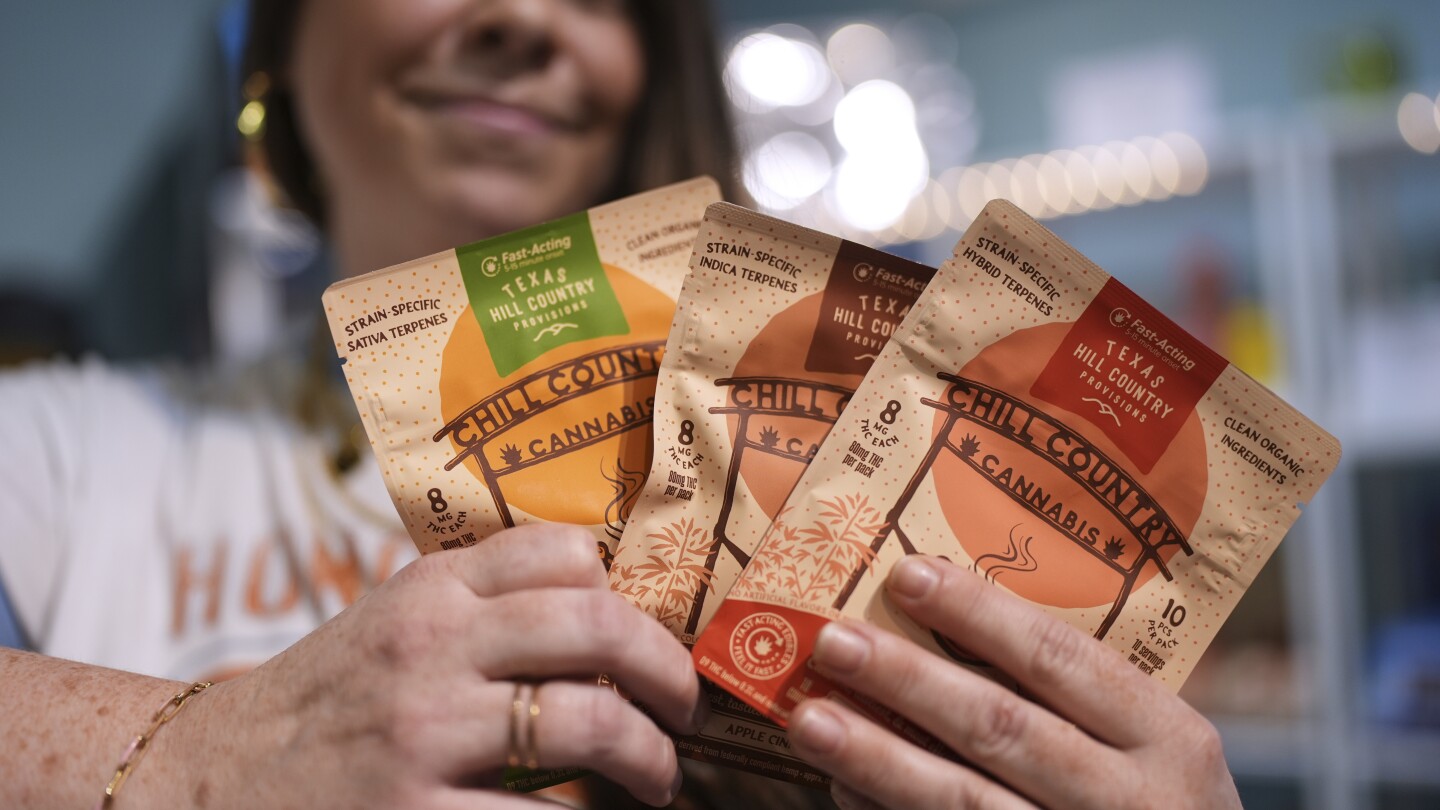 Texas considers banning products infused with THC derived from hemp