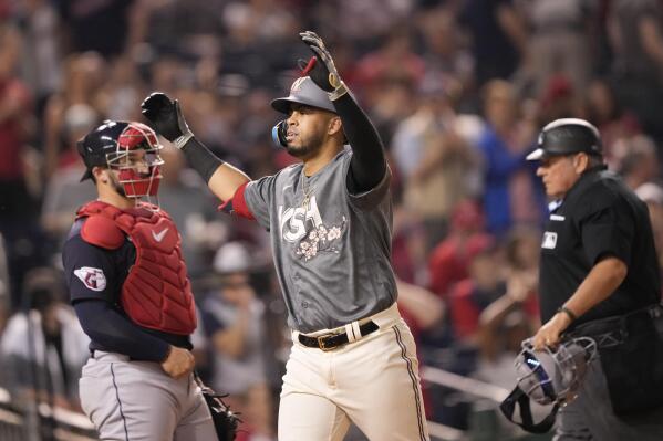 Bell hits first Cleveland homer as Guardians defeat Nats 4-3