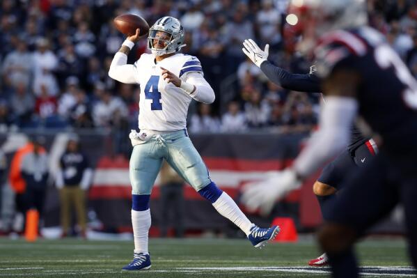 Calf strain limits Cowboys' Prescott as Vikings game looms