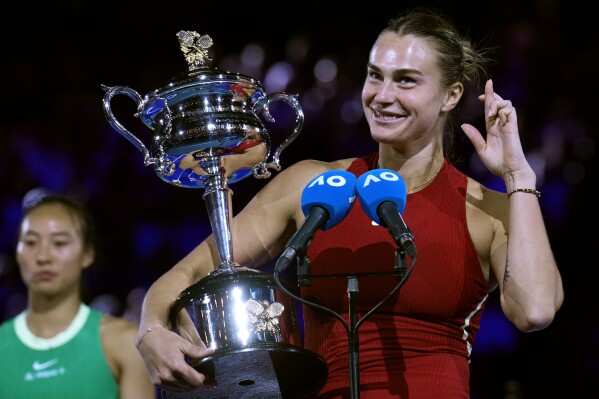 Aryna Sabalenka beats Zheng Qinwen to win Australian Open | AP News