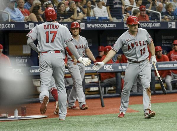 Rays win fourth in a row, beat Angels 13-3