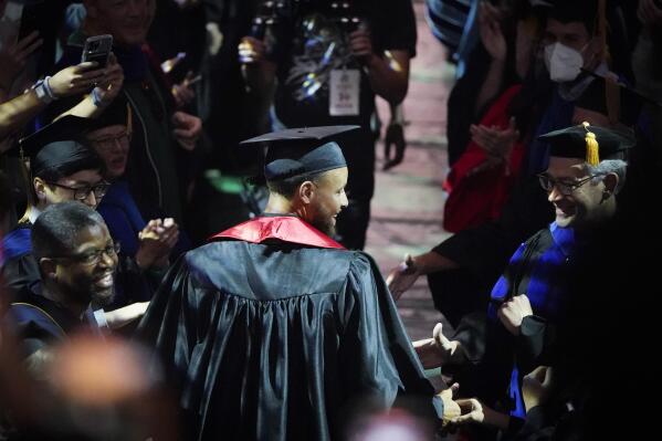 Steph Curry's legacy at Davidson College forever sealed after earning  degree, jersey number retirement, Sports