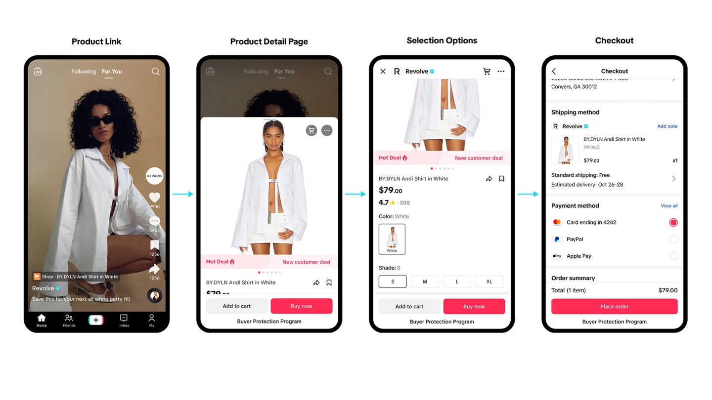 TikTok launches online shopping in the US