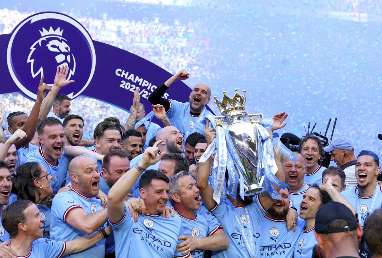 How many Premier League titles have Man City won? Where Pep Guardiola's  champions rank on all-time list