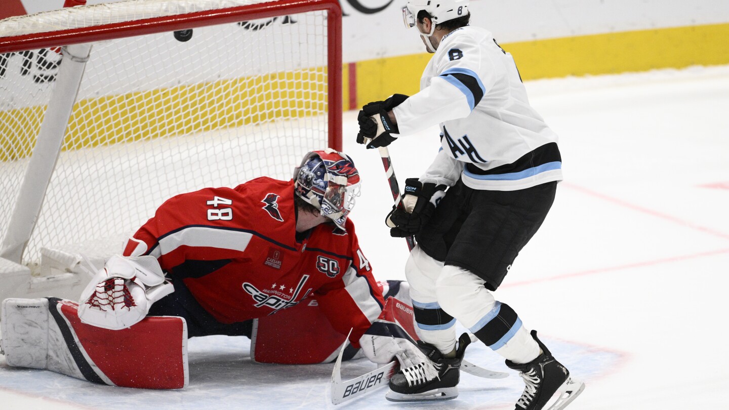 Utah Hockey Club claims shootout victory over Capitals