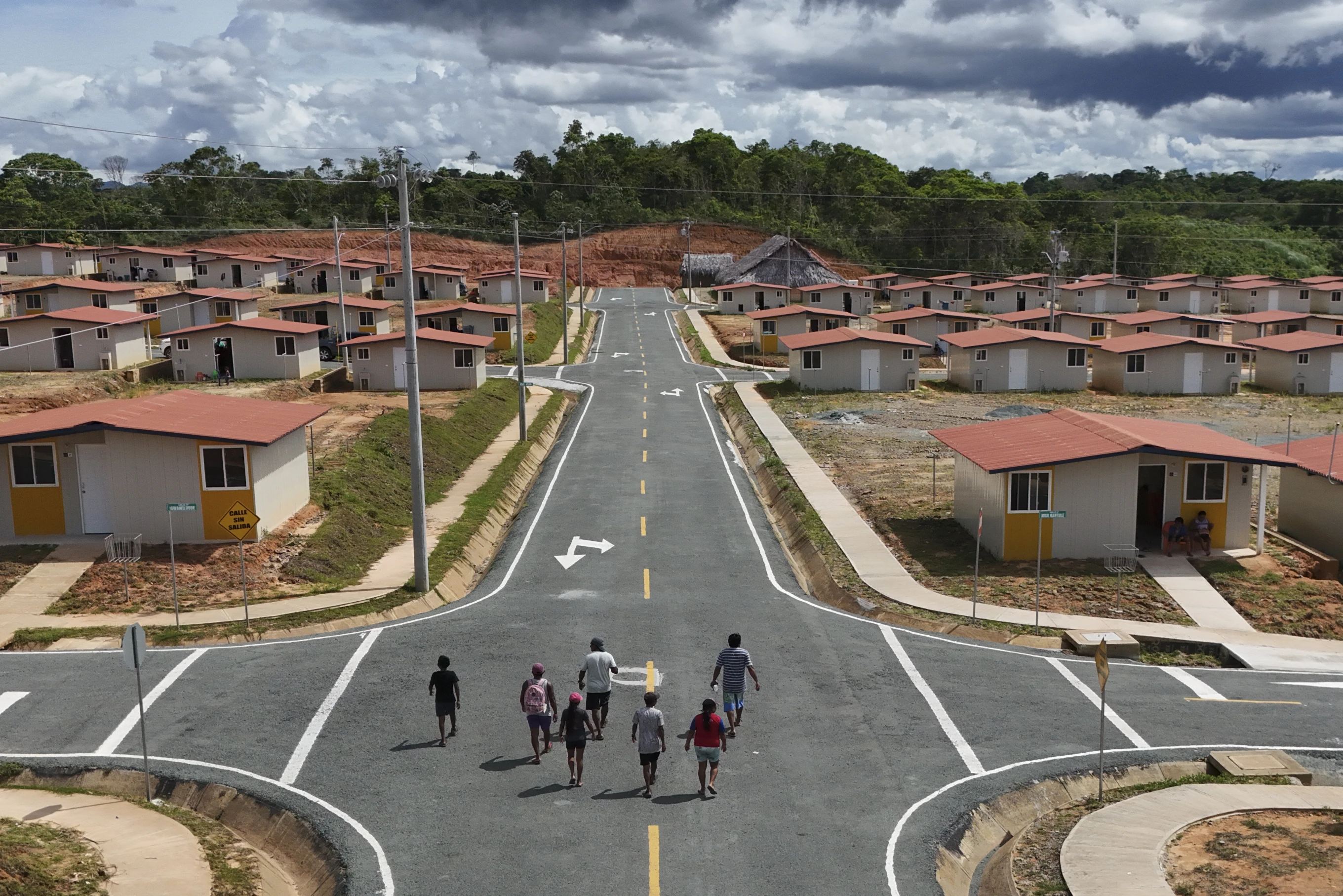 Panama Community Pushed from Caribbean Island by Rising Sea Levels Moves into New Houses