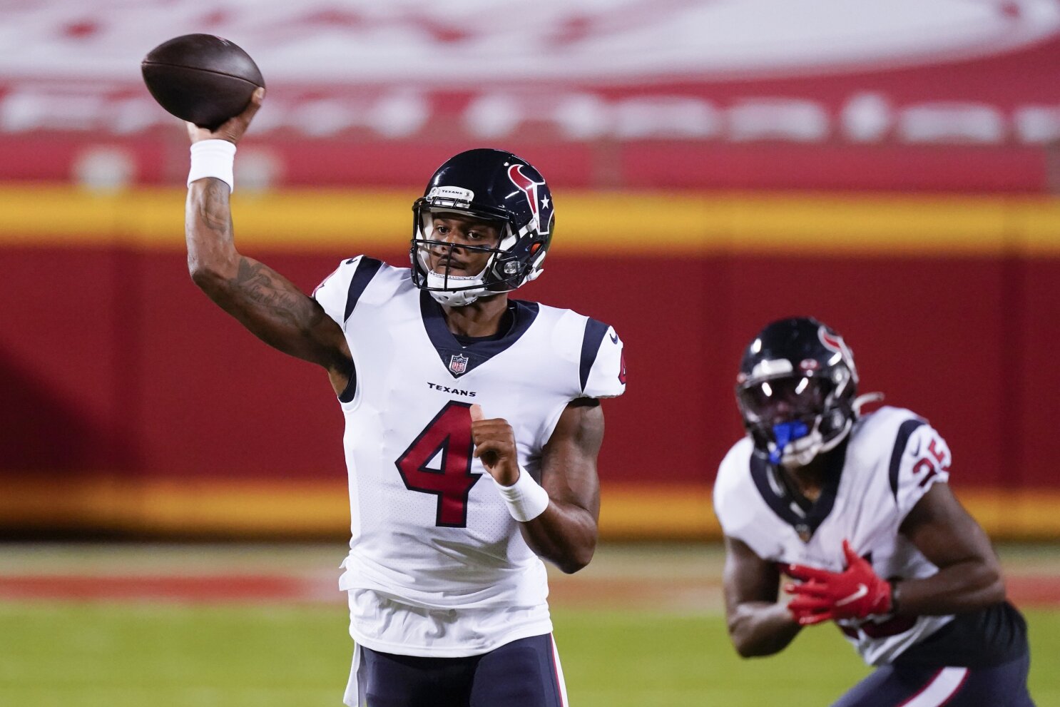 texans all red uniforms