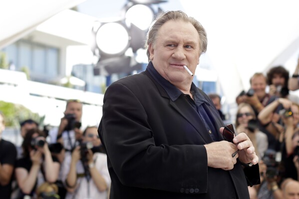 FILE - Actor Gerard Depardieu poses for photographers during a photo call for the film Valley of Love, at the 68th international film festival, Cannes, southern France, on May 22, 2015. A lawyer has filed another legal complaint of sexual assault against G茅rard Depardieu, on behalf of a movie decorator who alleges the French actor groped her during filming in 2021. In the complaint to the Paris prosecutor鈥檚 office, the alleged victim accuses Depardieu of sexual assault, sexual harassment and sexist insults, her Paris lawyer, Carine Durrieu Diebolt, said Monday Feb 26, 2024. (AP Photo/Thibault Camus, File)