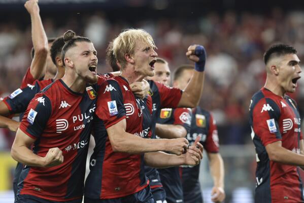 SERIE a FOOTBALL MATCH AS ROMA VS GENOA FC at OLYMPIC STADIUM in