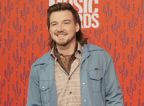 FILE - In this June 5, 2019, file photo, Morgan Wallen arrives at the CMT Music Awards on at the Bridgestone Arena in Nashville, Tenn. Wallen has been arrested after police say he threw a chair off the rooftop of a newly opened six-story bar in downtown Nashville. Wallen, 30, was booked into jail early Monday, April 8, 2024 on three felony counts of reckless endangerment and one misdemeanor count of disorderly conduct, Metro Nashville Police tweeted. (AP Photo/Sanford Myers, File)