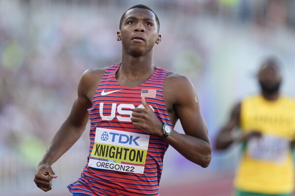 Olympic sprinter Knighton allowed to run at US trials after contamination  case | AP News