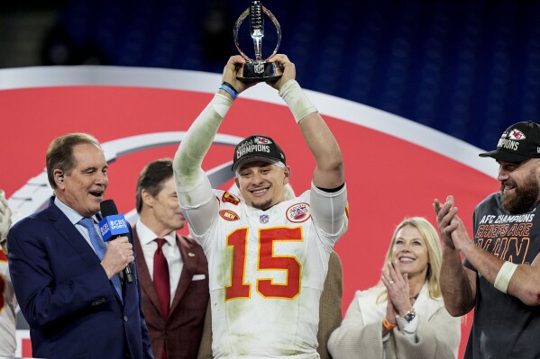 Now a father of two, Chiefs QB Patrick Mahomes has a new perspective on  football and life | AP News