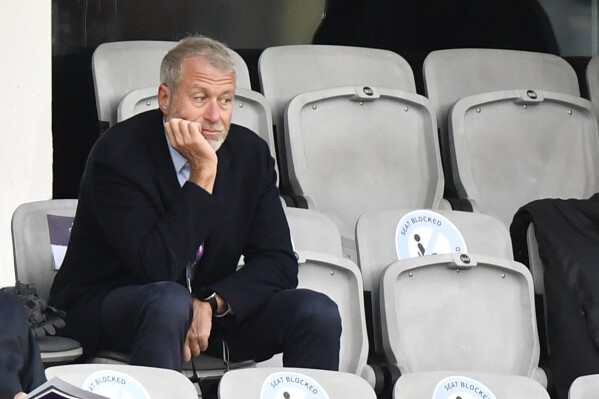 FILE - Then Chelsea soccer club owner Roman Abramovich attends the UEFA Women's Champions League final soccer match against FC Barcelona in Gothenburg, Sweden, May 16, 2021. On Wednesday, Dec. 20, 2023, Abramovich lost in his legal attempt to overturn sanctions slapped by the European Union for his role in the Russian invasion of Ukraine. Abramovich had filed a lawsuit at the EU’s general court against the European Union Council, which last year imposed punishment on the 57-year-old oligarch as part of measures targeting Russia and President Vladimir Putin’s close allies. (AP Photo/Martin Meissner, File)