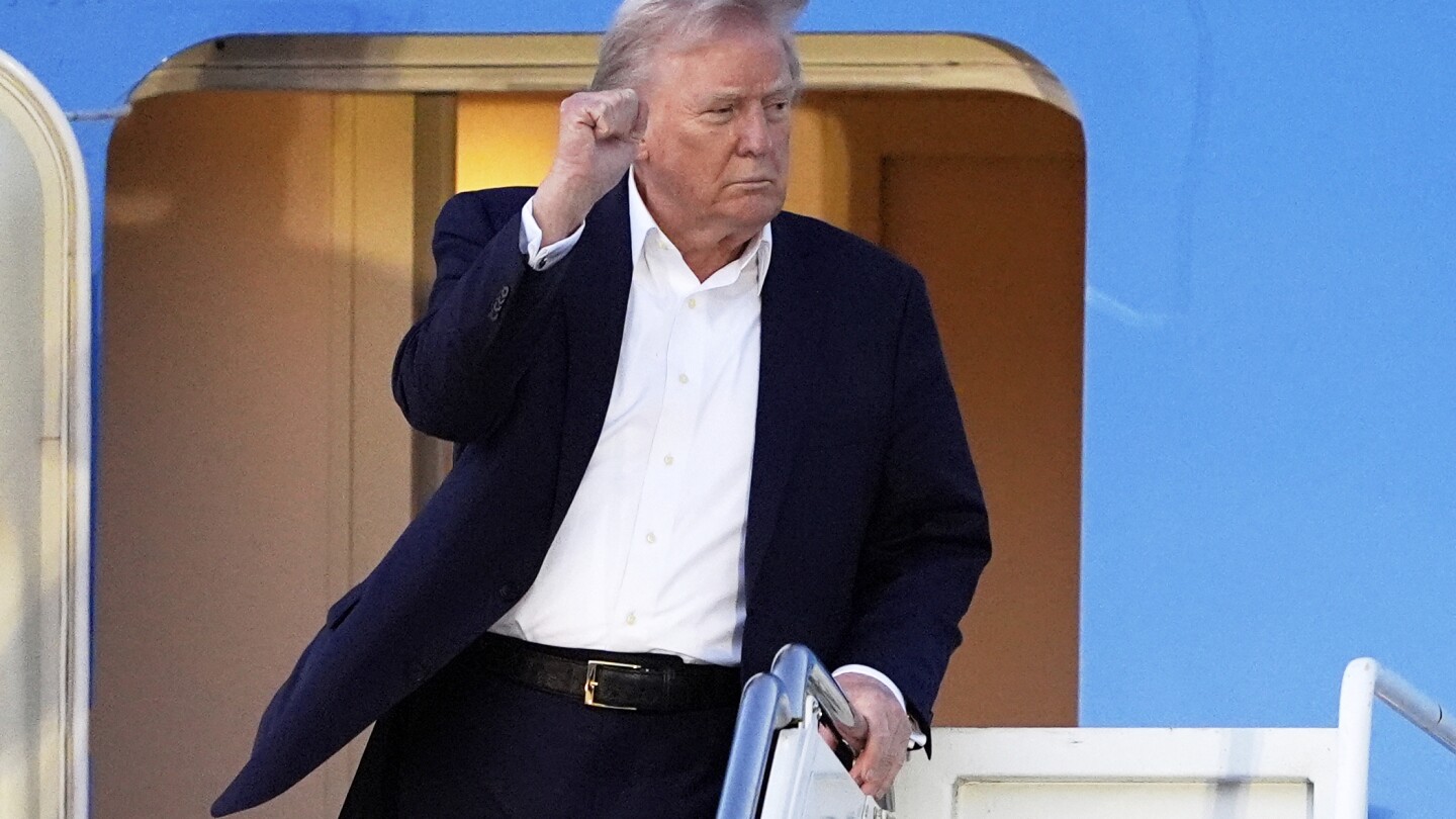 Trump's physical results pending. President says he's 'in good shape'