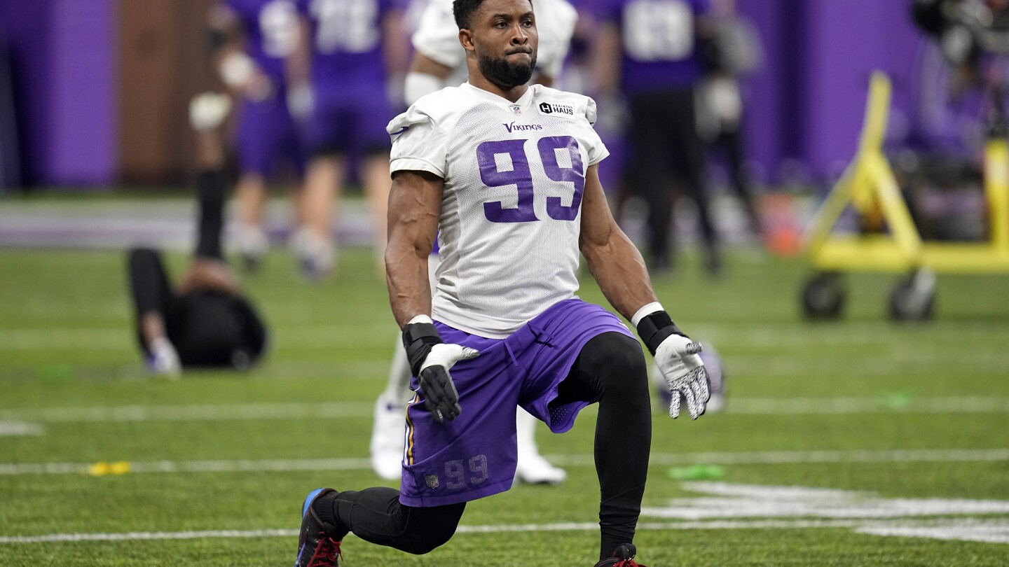 The Vikings are happy Danielle Hunter came to camp. Contract for