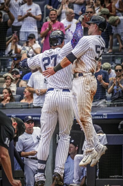 LeMahieu and Stanton homer as the Yankees beat the Royals 5-2