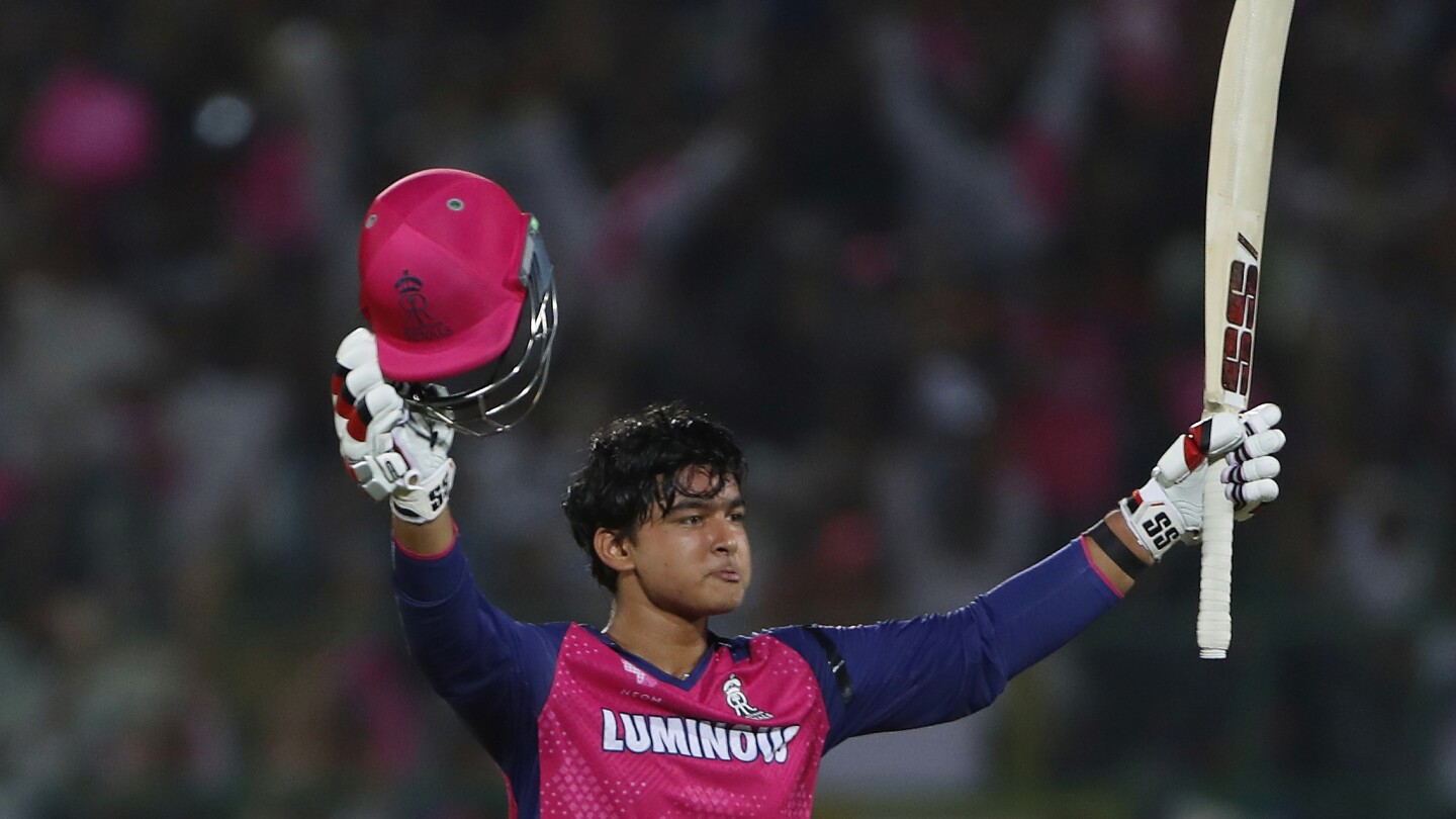 Vaibhav Suryavanshi sets IPL record with fastest century at 14