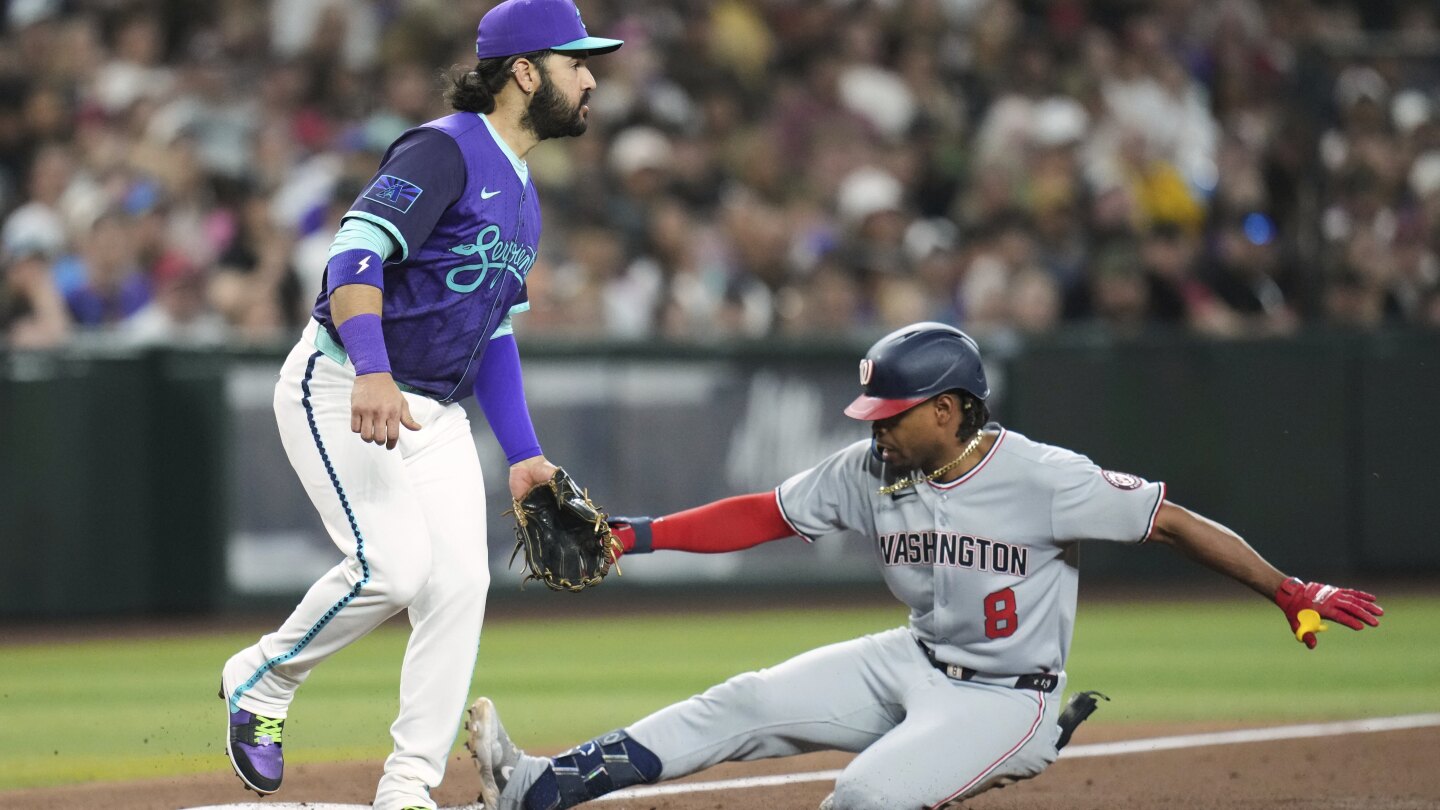 Diamondbacks Beat Nationals 3-1, Lose Pitcher Burnes to Elbow Injury