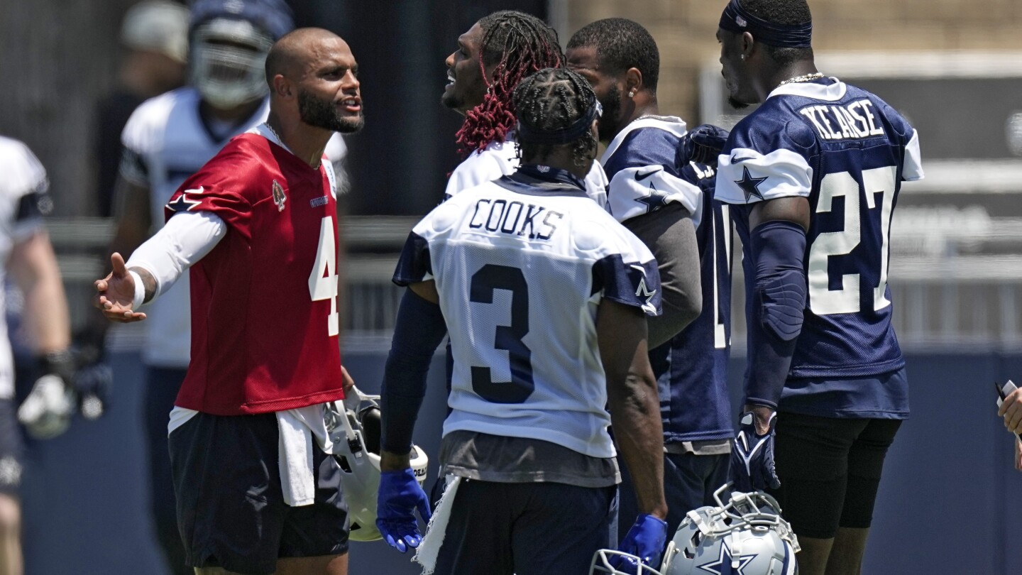 Prescott won’t feel disrespected by trash talk at Cowboys camp. The star QB says he often starts it