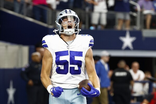 Cowboys score twice on defense in 38-3 blowout of Patriots, Belichick's  worst loss | AP News