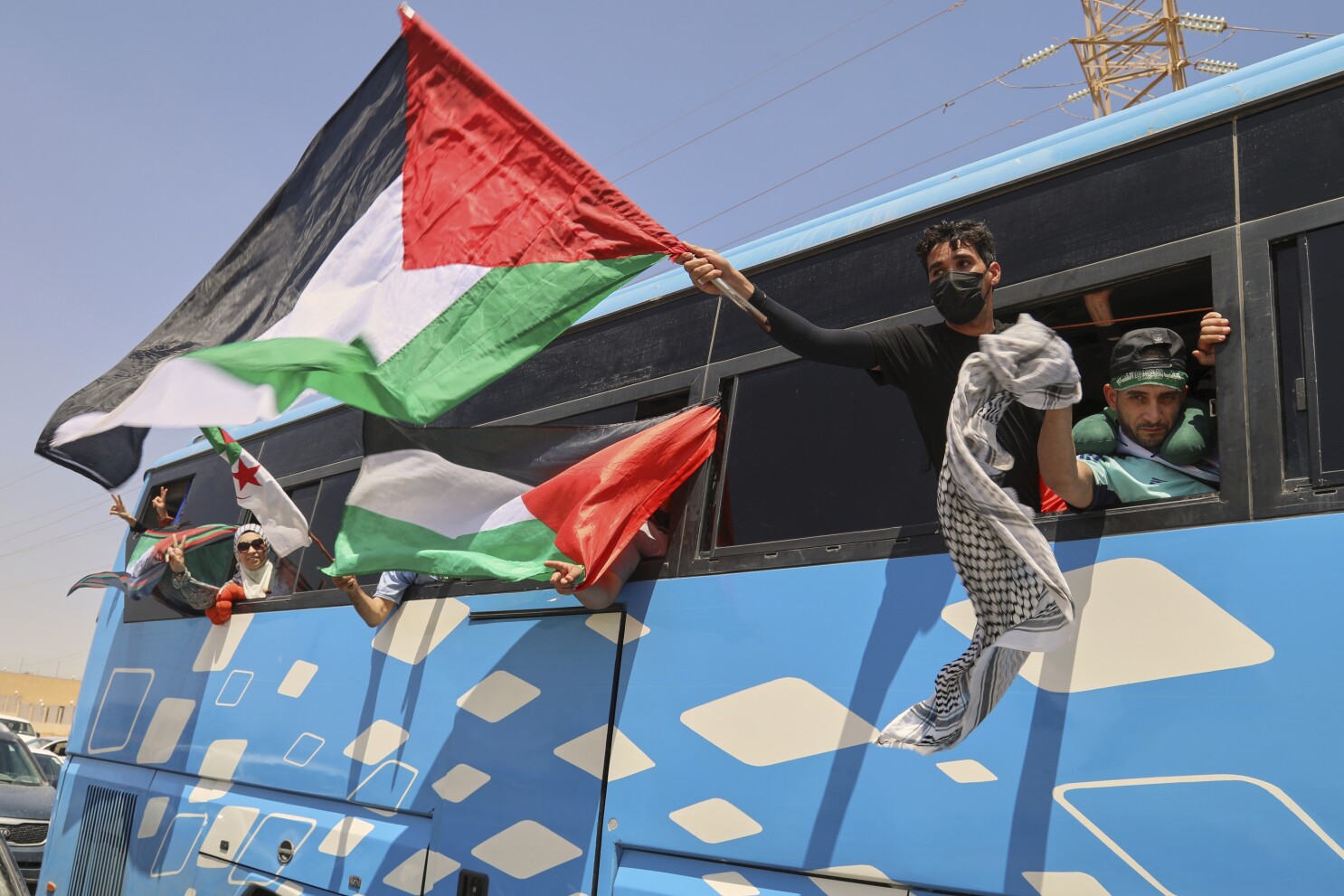 Convoy of activists heading to Gaza arrives in Libya