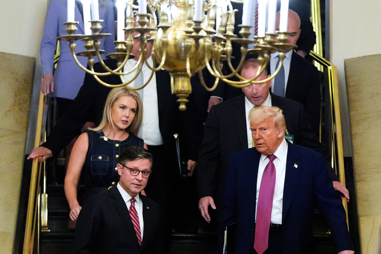Republicans head to White House as Trump's tax break package is in trouble