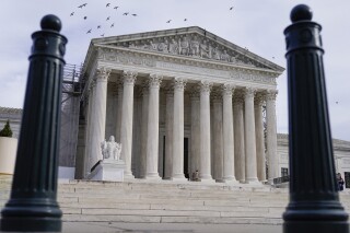 The U.S Supreme Court is seen on Wednesday, Nov. 15, 2023, in Washington. (AP Photo/Mariam Zuhaib)