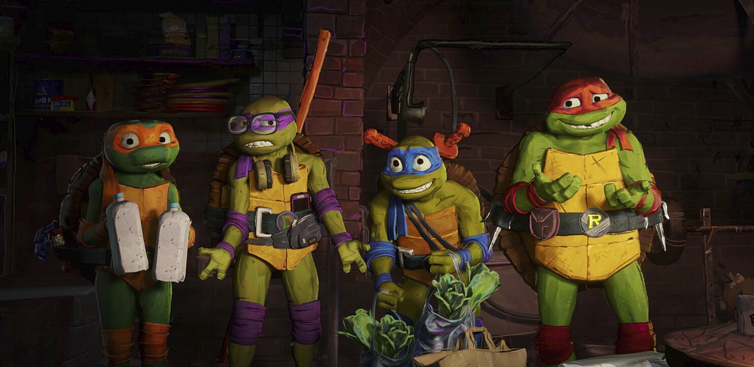 Teenage Mutant Ninja Turtles: Mutant Mayhem Movie Basic Turtles Action  Figure 4-Pack