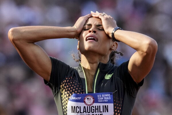 McLaughlin-Levrone sets 400m hurdles world record at Olympic trials | AP  News