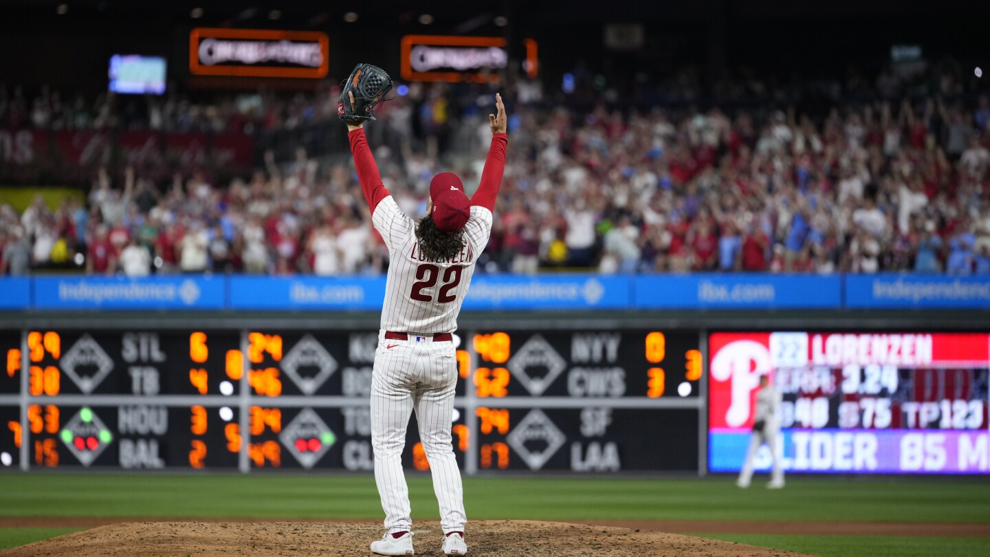 Michael Lorenzen throws a no-hitter in his home debut with the Phillies, 14th in franchise history