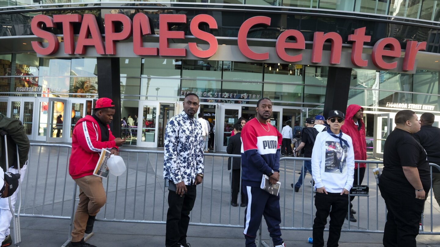 Nipsey Hussle, a hometown hero, immortalized at memorial