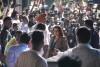 Bollywood actor Rani Mukherjee, center, wearing specs arrives at airport to attend the pre-wedding celebrations of Anant Ambani and Radhika Merchant in Jamnagar, India, Thursday, Feb. 29, 2024. (AP Photo/Ajit Solanki)