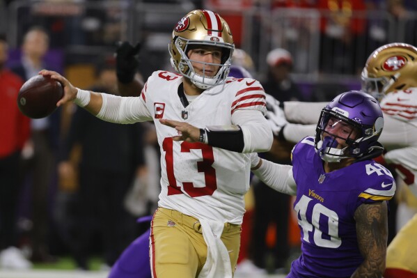 49ers QB Brock Purdy clears concussion protocol and will start against the  Bengals | AP News