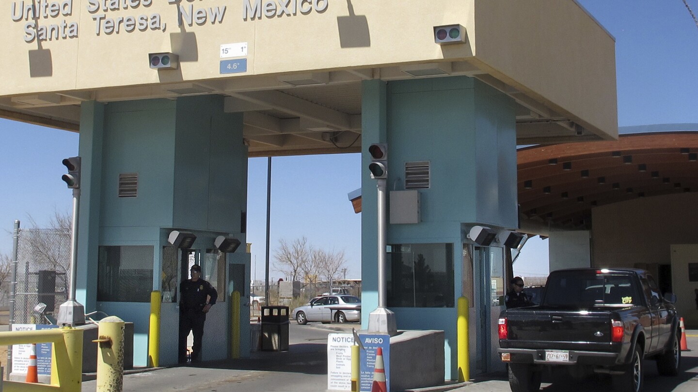 САНТА ФЕ Н Мексико AP — Граничният патрул на САЩ