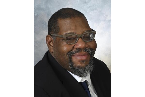 This photo provided by the Legislative Research Commission/Kentucky House Democratic Caucus shows Kentucky state Rep. Lamin Swann. Swann has died after he was hospitalized with a medical emergency, his mother said Sunday, May 14, 2023. (Legislative Research Commission/Kentucky House Democratic Caucus via AP)