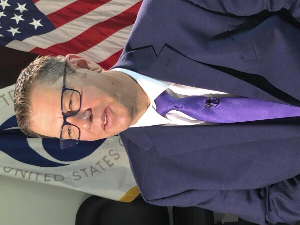 NHTSA administrator Steven Cliff, during an interview with The Associated Press, Wednesday, June 29, 2022 in Washington.  (AP Photo/Dan Huff)
