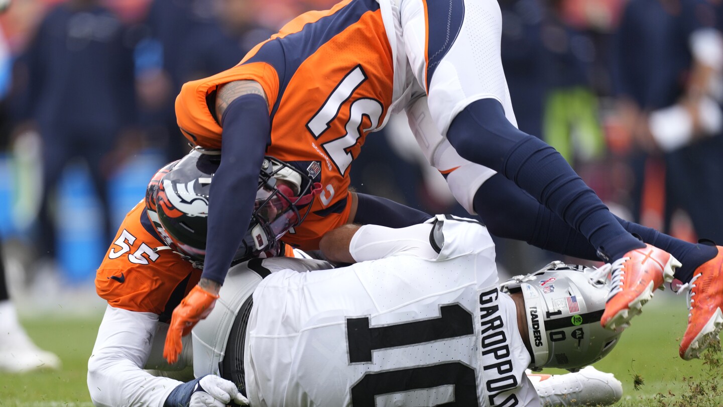 Broncos safety Justin Simmons says flagged hit that sent Jimmy ...