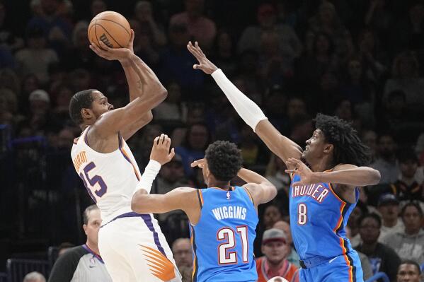 Kevin Durant scores 35 points, Suns roll past Thunder