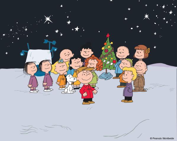 This image released by Peanuts Worldwide shows promotional art for the 1965 animated TV special “A Charlie Brown Christmas.” The soundtrack has sold more than five million copies. (Peanuts Worldwide via AP)