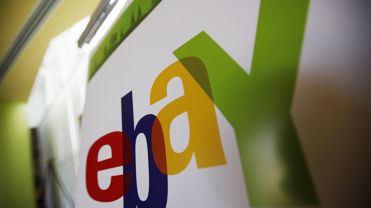 ВАШИНГТОН (AP) — Гигантът за електронна търговия eBay ще плати