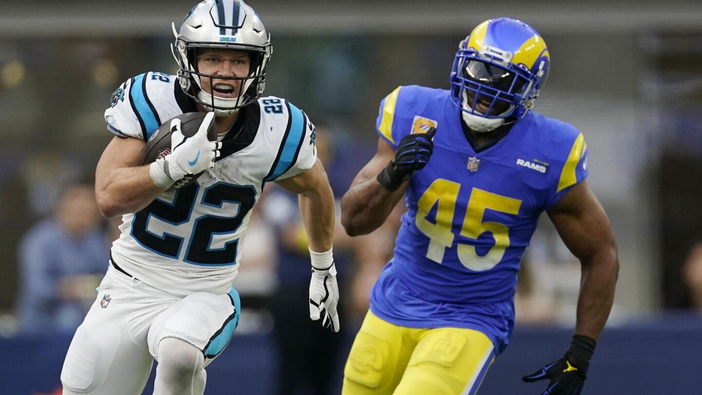 Carolina Panthers at San Francisco 49ers: Christian McCaffrey back