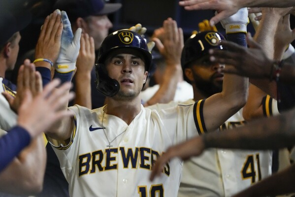 Brice Turang, Sal Frelick hit 3-run homers in the Brewers' 14-1