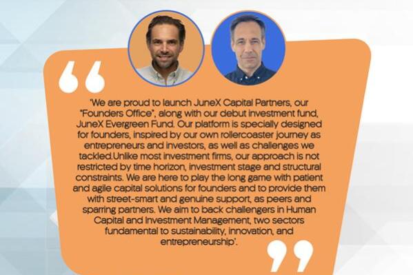 Quote Founders JuneX Capital Partners Benjamin Vedrenne-Cloquet Regis Micheli