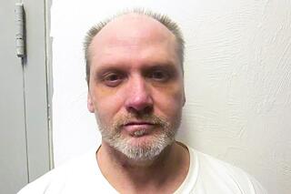 This Feb. 5, 2021, photo provided by the Oklahoma Department of Corrections shows James Coddington. In late December 2021, a federal judge granted a temporary stay of execution for Coddington, death row inmate in Oklahoma who was scheduled to receive a lethal injection in March. (Oklahoma Department of Corrections via AP)