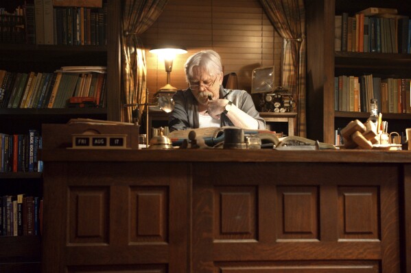 This image released by Neon shows Mark Hamill in a scene from "The Life of Chuck." (Neon via AP)